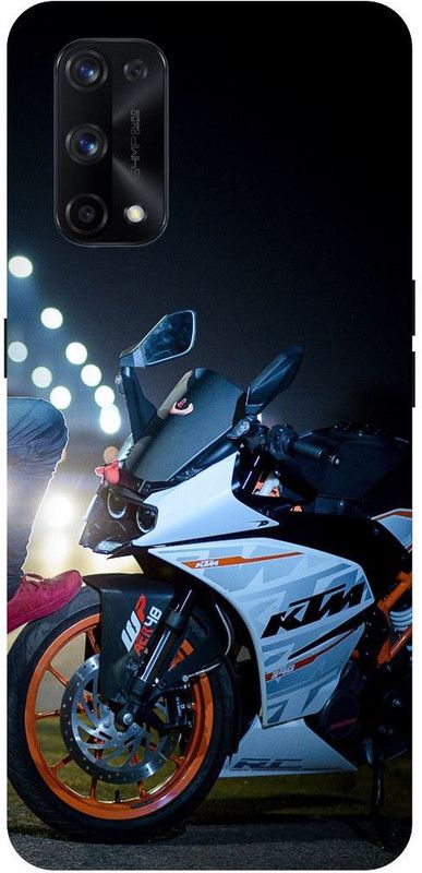 Bluvver Back Cover for Realme X7 Pro, RMX2121, Printed Superbike Ktm Bike Lover Back Cover  (Multicolor, Hard Case, Pack of: 1)