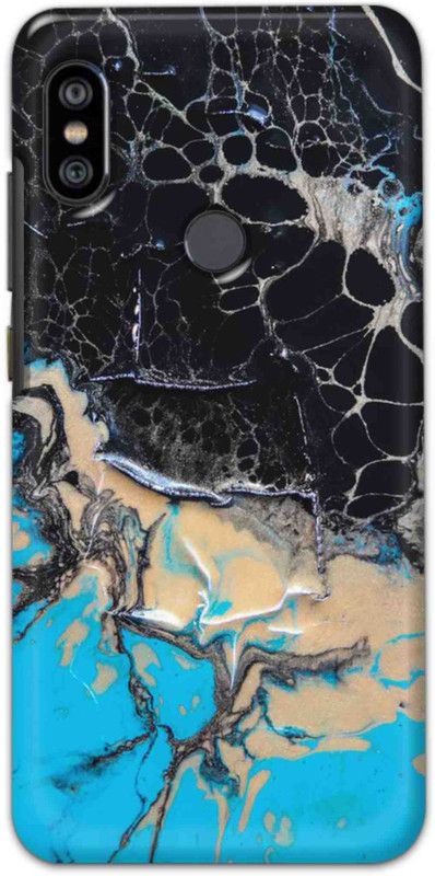 NDCOM Back Cover for Redmi Note 6 Pro Abstract Paint Printed  (Multicolor, Hard Case, Pack of: 1)