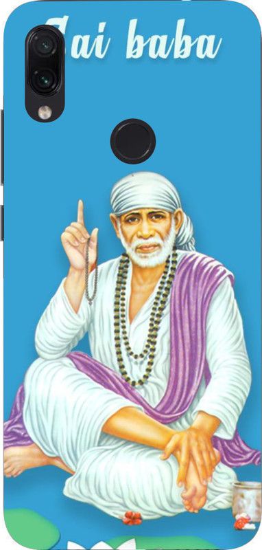 LIKELOOK Back Cover for Mi Redmi Note 7 Pro ( Sai Baba, Shirdi )  (Multicolor, Shock Proof, Pack of: 1)