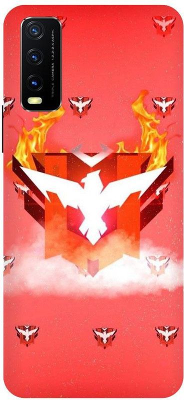 URCHIN Back Cover for Vivo Y20Free Fire, Free Fire logo, Free fire game  (Multicolor, Shock Proof, Pack of: 1)