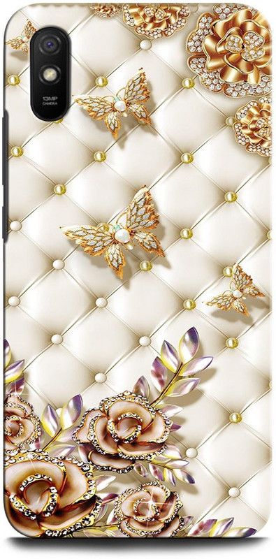 INTELLIZE Back Cover for Redmi 9A Sport BUTTERFLY, BEAUTIFUL BUTTERFLIES, BLUE BURRERFLY, GLITTER  (Multicolor, Hard Case, Pack of: 1)