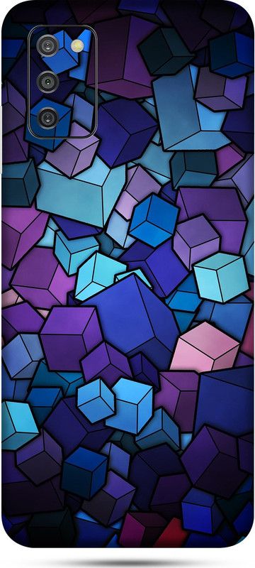 OggyBaba samsung galaxy a03s Mobile Skin  (Cubes Vector Skin Matte Finish)