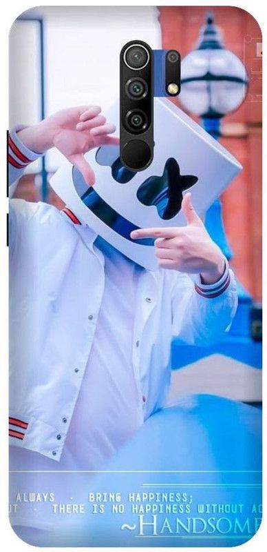 URCHIN Back Cover for Poco M2 Marshmello, Marshmello dj, Edm, Marshmallow, Marshmello singer  (Multicolor, Shock Proof, Pack of: 1)