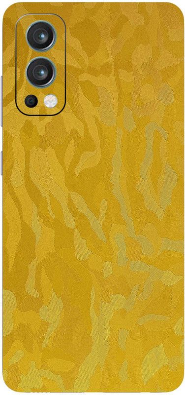 Scratchgard OnePlus Nord 2 5G (Back + Side +Camera) Mobile Skin  (Camo Yellow)