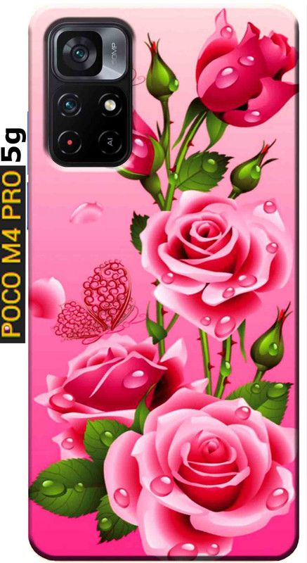 stroxy Back Cover for POCO M4 Pro 5G 2521  (Multicolor, 3D Case, Silicon, Pack of: 1)