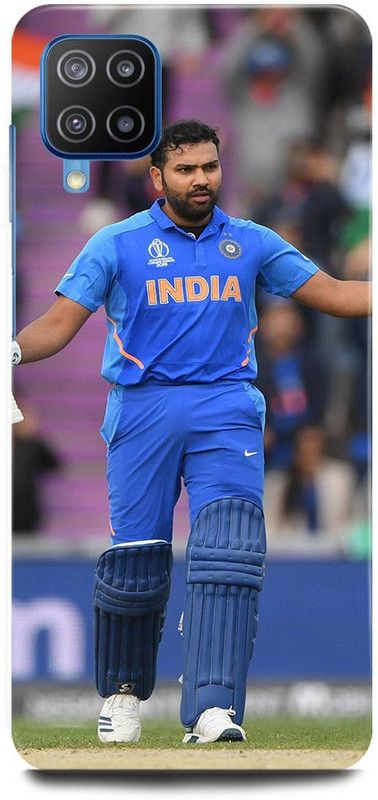 Dimora Back Cover for SAMSUNG Galaxy A12, ROHITSHARMA INDIATEAM MUMBAI INDIANS  (Blue, Hard Case, Pack of: 1)