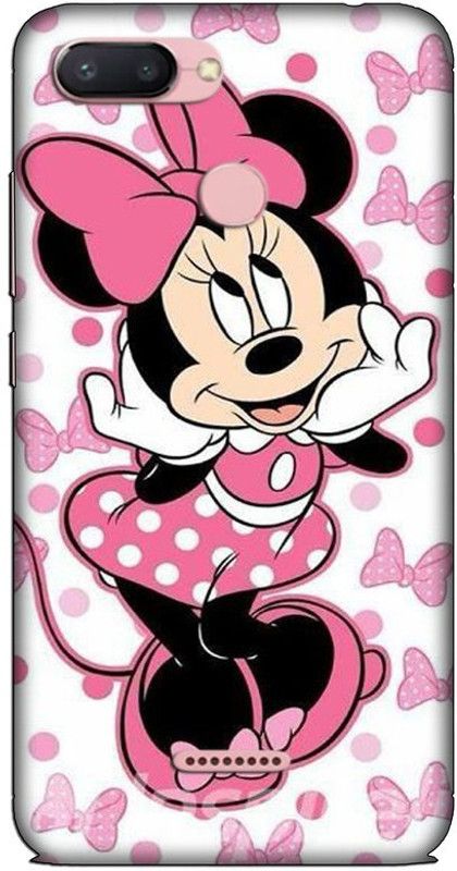CROKIAN Back Cover for Redmi 6 Minnie mouse Back Cover  (Multicolor, Hard Case, Pack of: 1)
