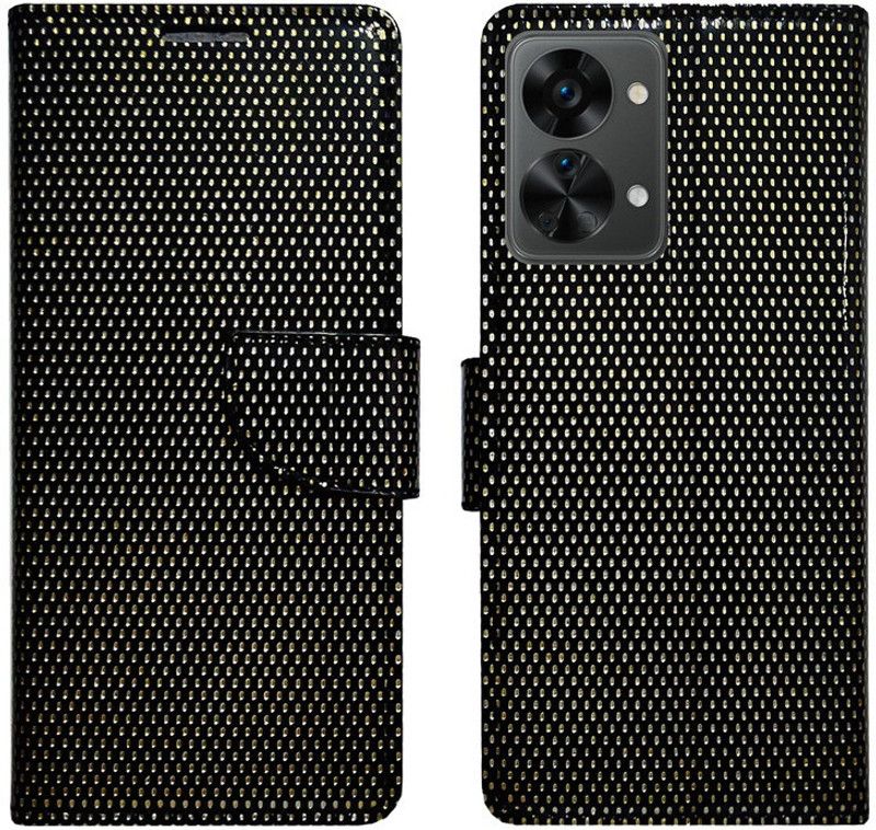 AD Enterprises Flip Cover for OnePlus Nord 2T 5G  (Black, Magnetic Case, Pack of: 1)
