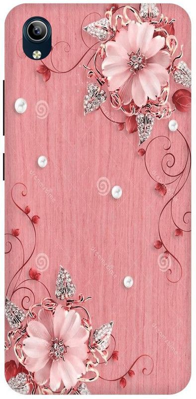 Zaplab Back Cover for Vivo Y91i/Vivo 1820, Pink Flowers Design Printed  (Multicolor, Hard Case)