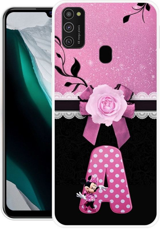 NEVYZAP Back Cover for Samsung Galaxy M21, Samsung Galaxy M30s  (Black, Pink, Grip Case, Silicon, Pack of: 1)