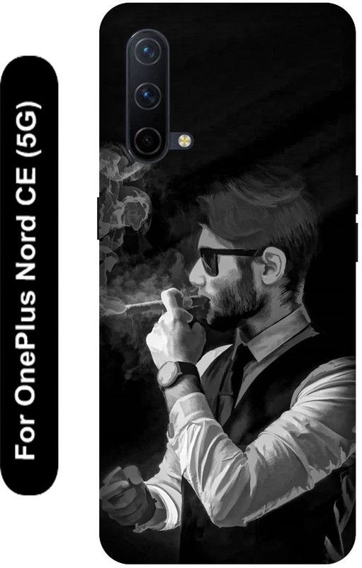 SSMORYA Back Cover for OnePlus Nord CE 5G  (Black, Grey, Hard Case, Pack of: 1)