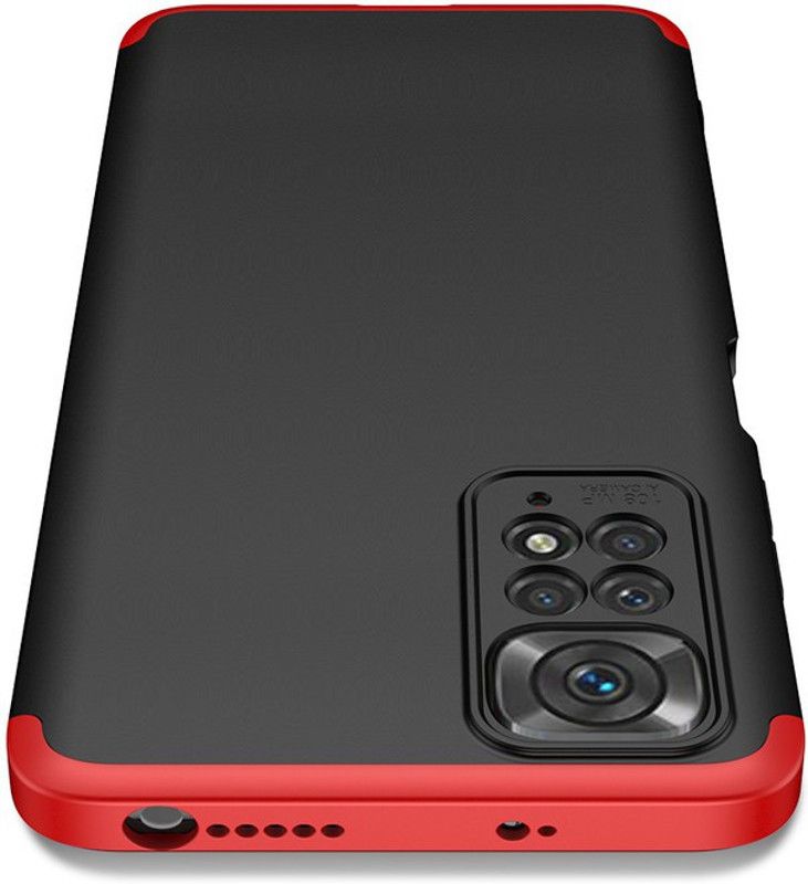 Glaslux Front & Back Case for Redmi Note 11 Pro / Note 11 Pro Plus  (Red, Camera Bump Protector, Pack of: 1)
