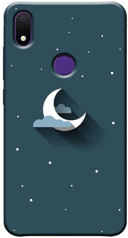 YorktoSis Back Cover for Mobiistar X1 Notch  (Blue, White, Anti-radiation, Silicon, Pack of: 1)