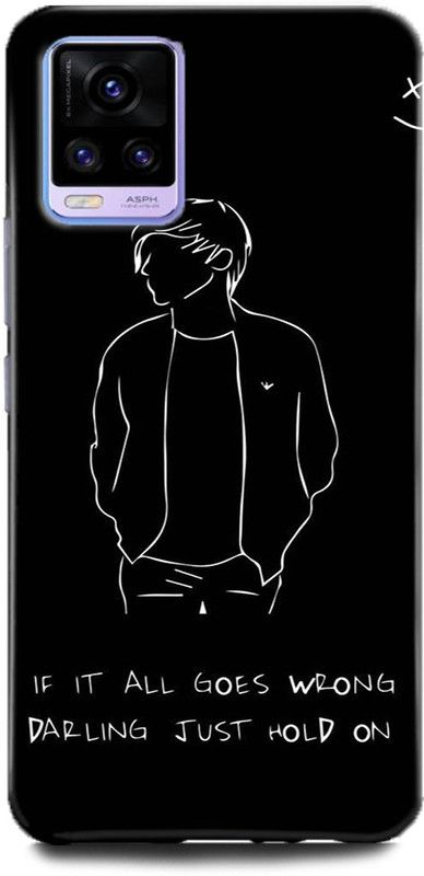 Afterglow Back Cover for Vivo V20 LOVE, TOGETHER, WOOD, ROMANCE, HANDCREFT,FOREVER  (Multicolor, Shock Proof, Pack of: 1)