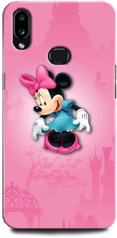 WallCraft Back Cover for Samsung Galaxy M01s MINNIE MOUSE, FINE PINK ART, CARTOON, DISNEY  (Multicolor, Dual Protection, Pack of: 1)