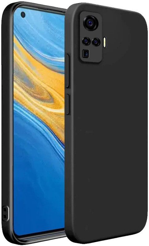 Casehub Back Cover for Vico X50 Pro  (Black, Camera Bump Protector)