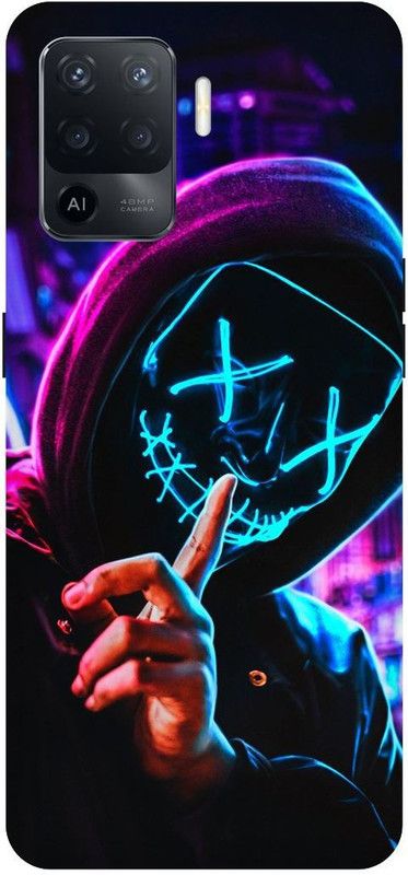 PICHKU Back Cover for OPPO F19 PRO-CPH2285-MARSHMELLO,MUSIC,MASK,ALAN,WALKER,JOKER,BOYS,CARTOON,NINJA  (Multicolor, Hard Case, Pack of: 1)