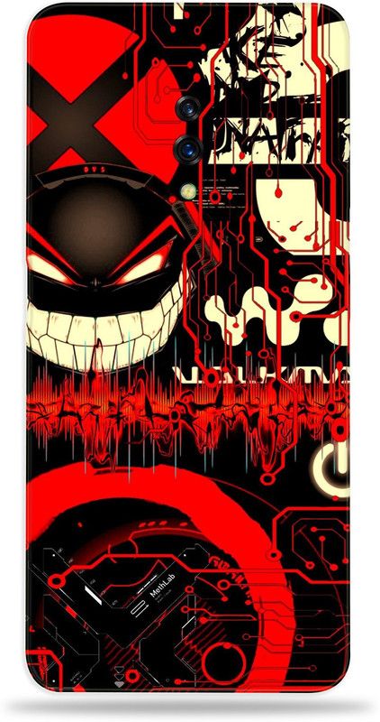 BUGGU OPPO K3, OPPO K3 Mobile Skin  (Ultra Super Red Graffiti With High Matte Finish., Mobile Skin (Back+Side+Camera))