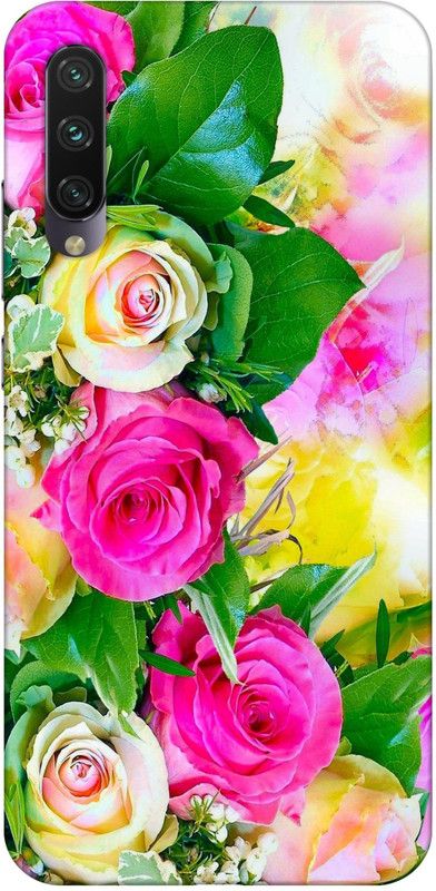 BAGRA Back Cover for Mi A3  (Multicolor, Grip Case, Silicon, Pack of: 1)