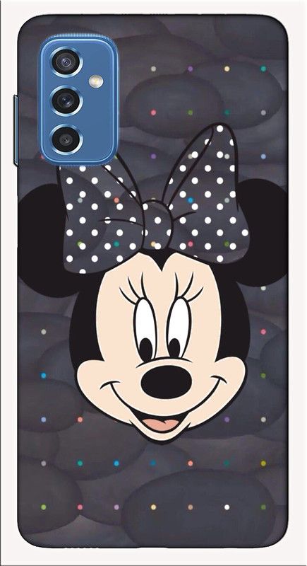 iprinto Back Cover for Samsung Galaxy M52 5G mickey mouse Back Cover  (Grey, Hard Case)