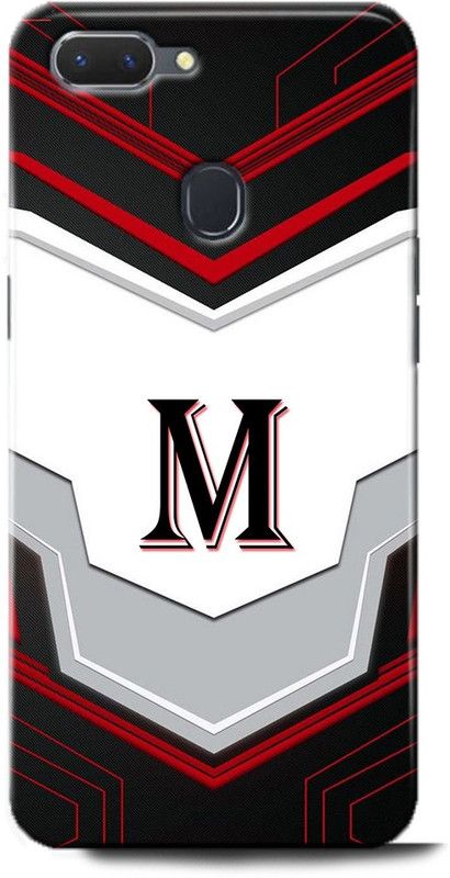 Afterglow Back Cover for OPPO A11K M, M LETTER, M NAME, M ALPHABET, ALPHABET  (Multicolor, Shock Proof, Pack of: 1)