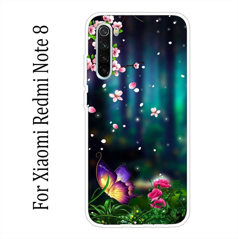 BeauCase Back Cover for Xiaomi Redmi Note 8  (Multicolor, Grip Case, Silicon, Pack of: 1)