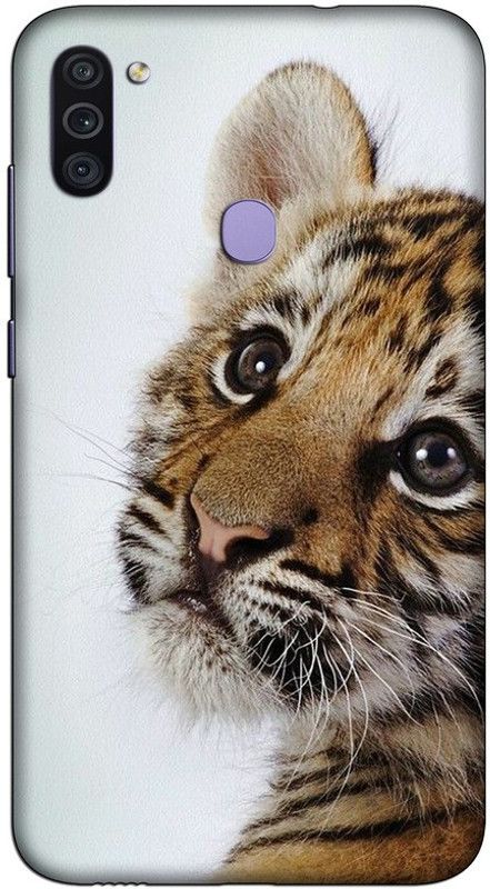 CROKIAN Back Cover for Samsung Galaxy M11 Lion Puppy Back Cover  (Multicolor, Hard Case, Pack of: 1)