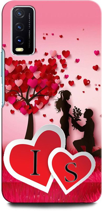 GRAFIQE Back Cover for Vivo Y20G IS, I LOVE S, S LOVE I, I LETTER, S LETTER, IS NAME  (Multicolor, Shock Proof, Pack of: 1)