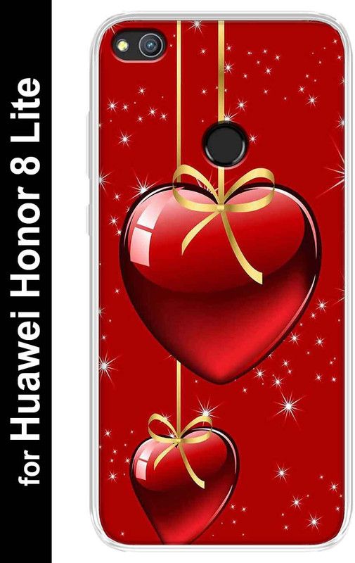CaseRepublic Back Cover for Honor 8 Lite  (Red, Flexible, Silicon, Pack of: 1)