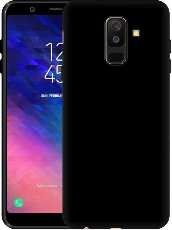 CASE CREATION Back Cover for Samsung Galaxy J8 2018  (Black, Grip Case, Pack of: 1)