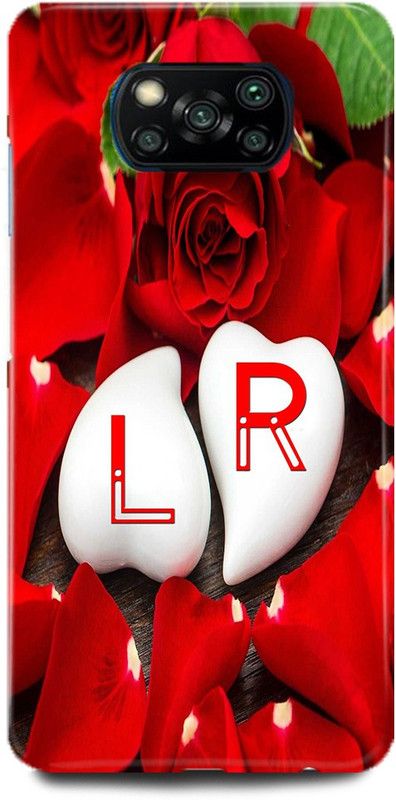 Ignite Back Cover for POCO X3, MZB9965IN,L LOVES R NAME,L NAME, R LETTER, ALPHABET,L LOVE R NAME  (Multicolor, Hard Case, Pack of: 1)