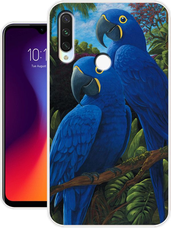 Allit Back Cover for Lenovo K10 Plus  (Multicolor, Dual Protection, Silicon, Pack of: 1)