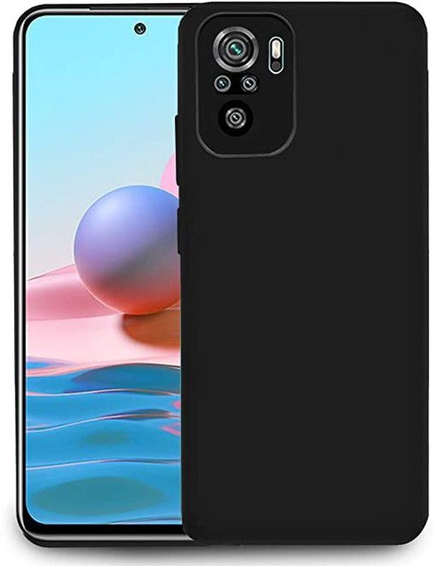 FONECASE Back Cover for Redmi 10, Redmi 10s  (Black, Camera Bump Protector, Pack of: 1)