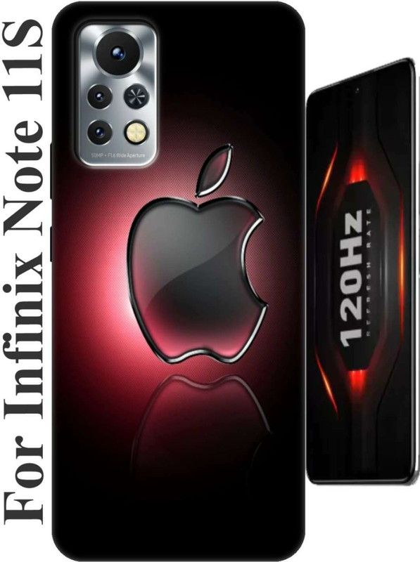 Auqueno Back Cover for Infinix Note 11S 2509  (Maroon, Flexible, Silicon, Pack of: 1)
