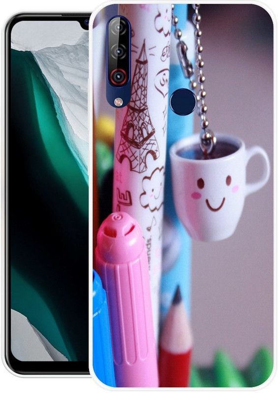 RJ14 (Online) Back Cover for LG W30 Pro  (Multicolor, Grip Case, Silicon)
