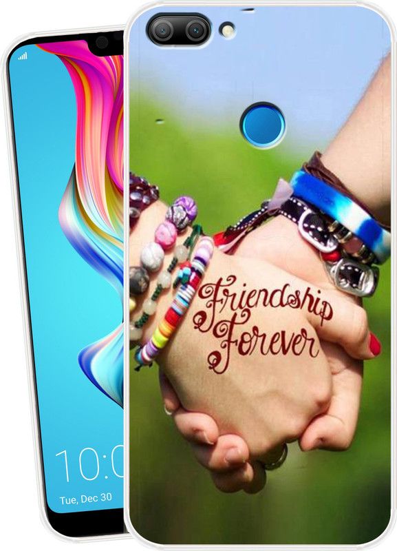 SuperQueen Back Cover for Honor 9N  (Multicolor, Flexible, Silicon, Pack of: 1)