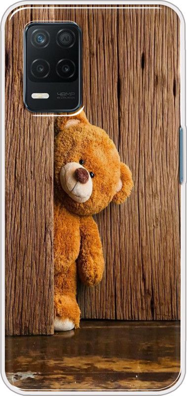 Appcityprint Back Cover for Realme 8 5G  (Brown, Grip Case, Silicon, Pack of: 1)