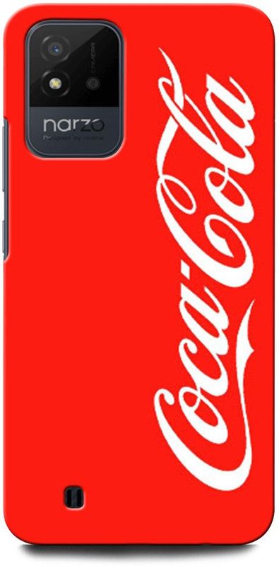 GRAFIQE Back Cover for Narzo 50i  (Red, Pack of: 1)