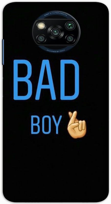CROKIAN Back Cover for POCO X3 Bad Boy Back Cover  (Multicolor, Hard Case, Pack of: 1)