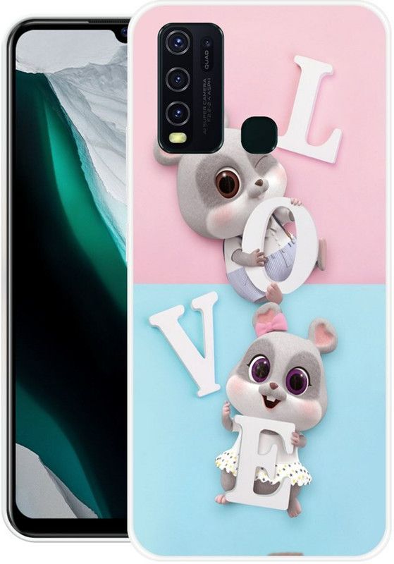 Sswastik Back Cover for Vivo Y50, Vivo Y30  (Multicolor, Grip Case, Silicon)