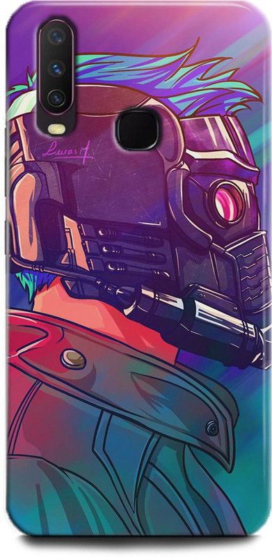 INDICRAFT Back Cover for Vivo Y15, Vivo 1901, Star lord, Printed  (Multicolor, Shock Proof, Pack of: 1)