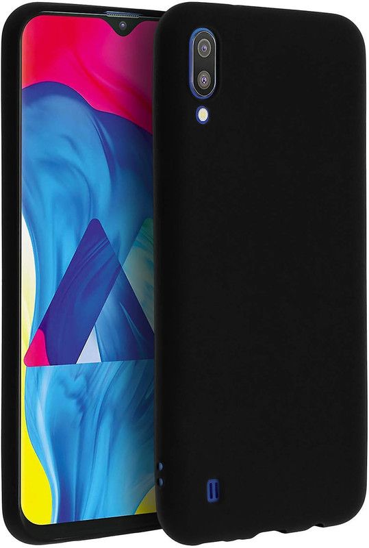 VAKIBO Back Cover for Samsung Galaxy M10  (Black, Grip Case, Pack of: 1)