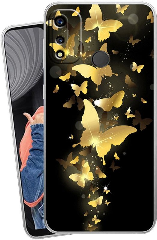 omnmo Back Cover for Lava X3  (Multicolor, Dual Protection, Silicon, Pack of: 1)