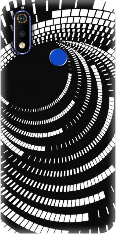 Smutty Back Cover for Realme 3i, RMX1827 - Illusion Print  (Multicolor, Hard Case, Pack of: 1)