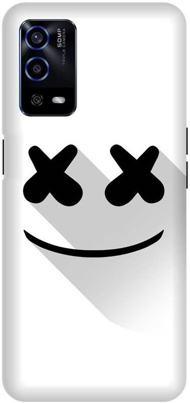 SAVETREE Back Cover for Oppo A55, CPH2325, Marshmellow  (Multicolor, 3D Case, Pack of: 1)