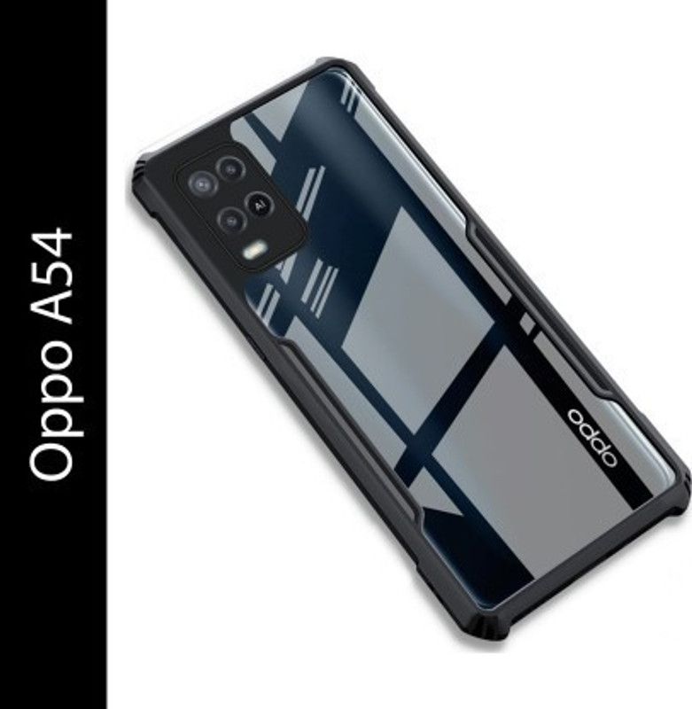 NAARETAIL Back Cover for OPPO A54  (Transparent, Shock Proof)