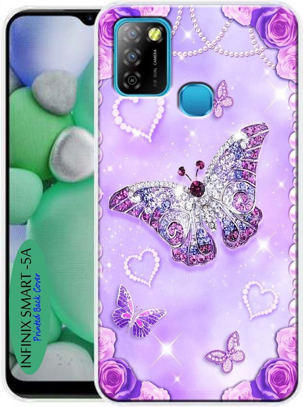 SkyAmound Back Cover for Infinix Smart 5A, Infinix Smart 5A Mobile Back Cover  (Multicolor, Dual Protection, Silicon, Pack of: 1)