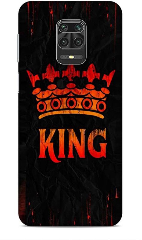 CRAFTARA Back Cover for MI Note 9 Pro  (Black, Red)