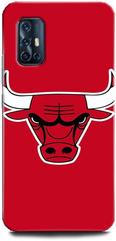 Afterglow Back Cover for Vivo V17 red bull, bull, chicago bull, bull logo  (Multicolor, Dual Protection, Pack of: 1)