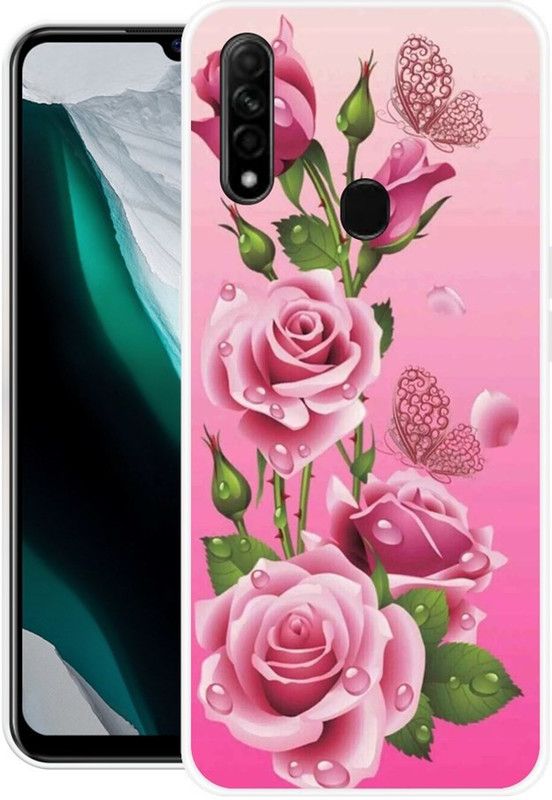 BAILAN Back Cover for OPPO A31  (Multicolor, Grip Case, Silicon)